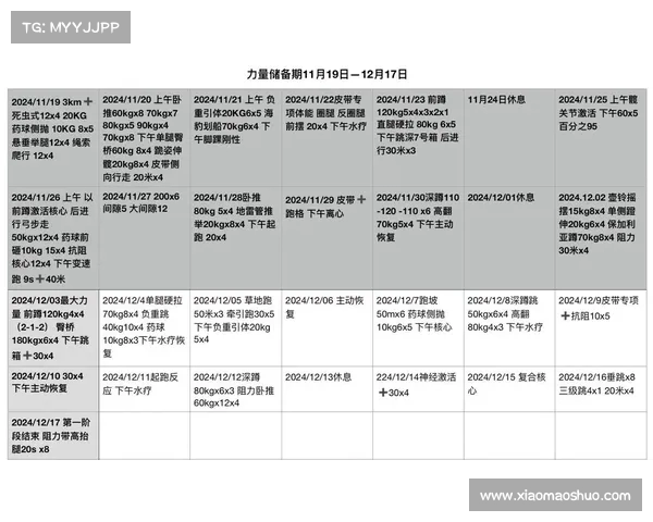 冬训计划全面解析：提高训练效率与运动表现的科学安排与实施策略